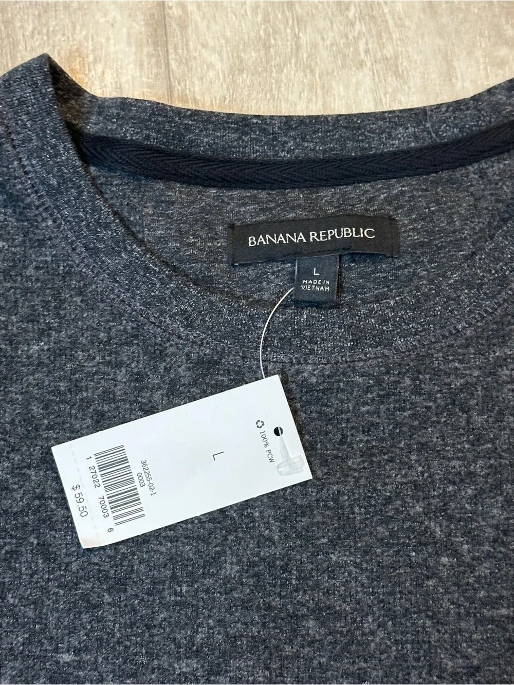 Men's Dark Charcoal Crewneck Sweater